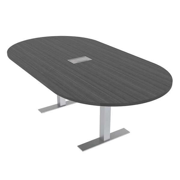 Skutchi Designs 45.25 in W, 71.5 in L, 29 in H, Engineered Wood Top, Grey HAR-RAC-46X72-T-ELEC-ASIANNIGHT - main